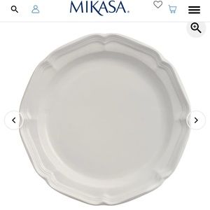Mikasa dinner plates set of 8